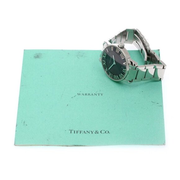 TIFFANY&Co. Atlas Dome Date black Dial Quartz Ladies Watch_869752 - Picture 2 of 7